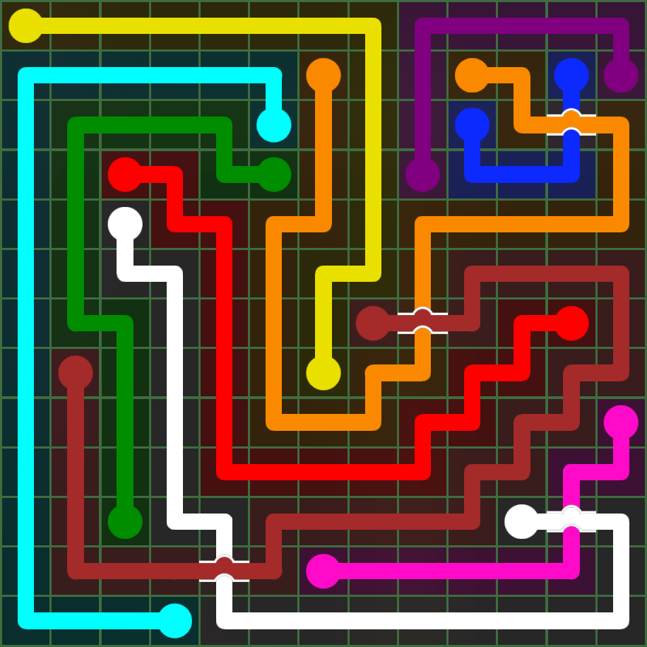 Flow Free 5109 Solution