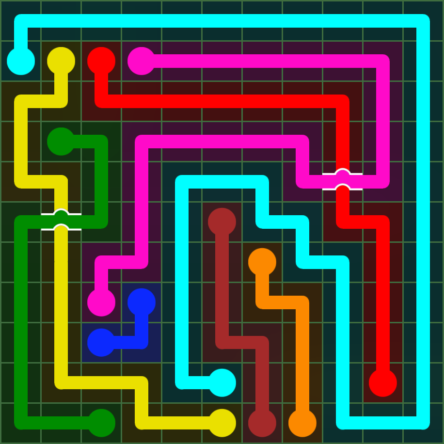 Flow Free 5123 Solution