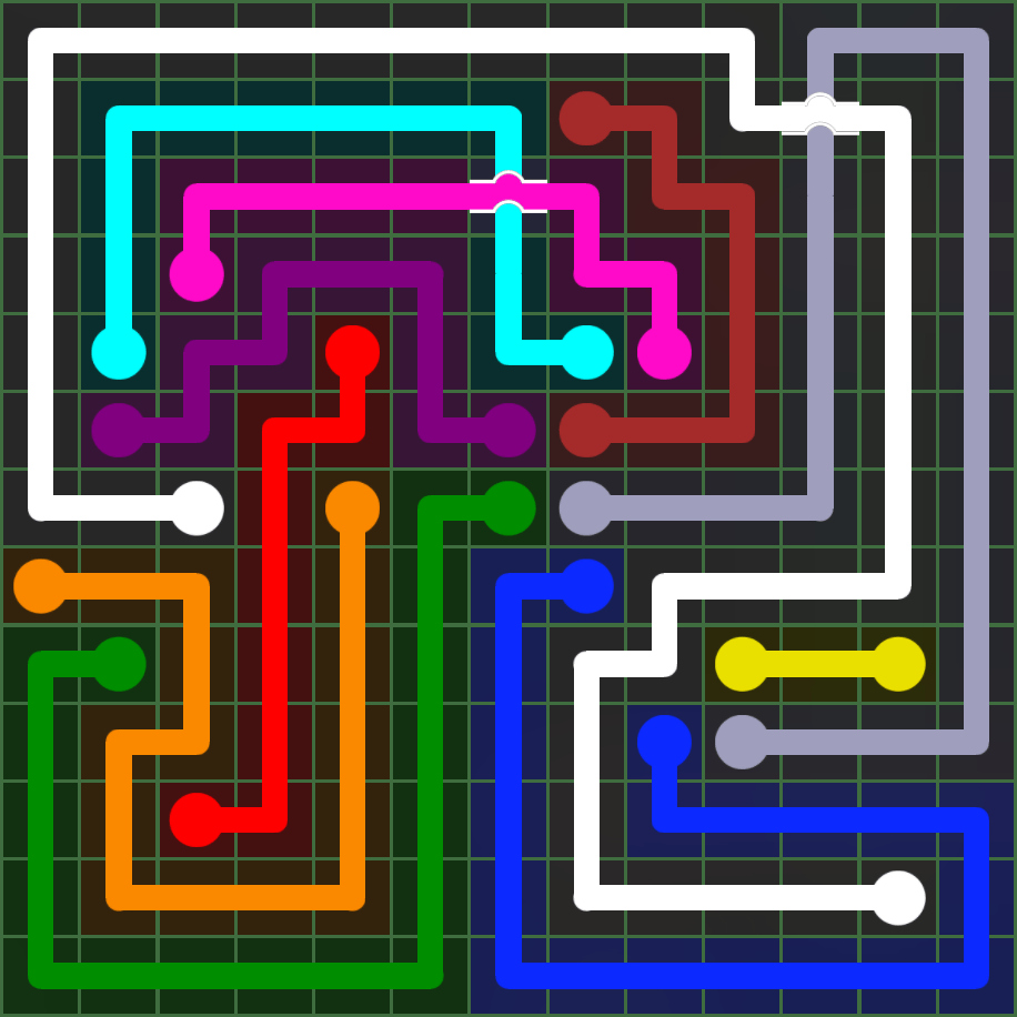 Flow Free 5129 Solution