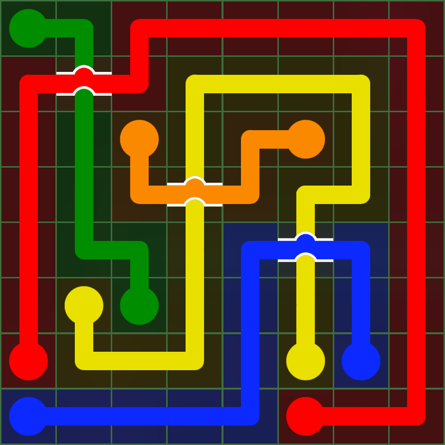 Flow Free 5134 Solution