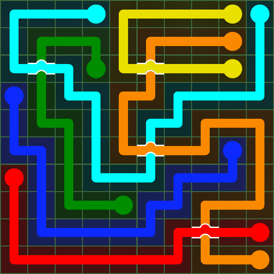 Flow Free 5154 Solution