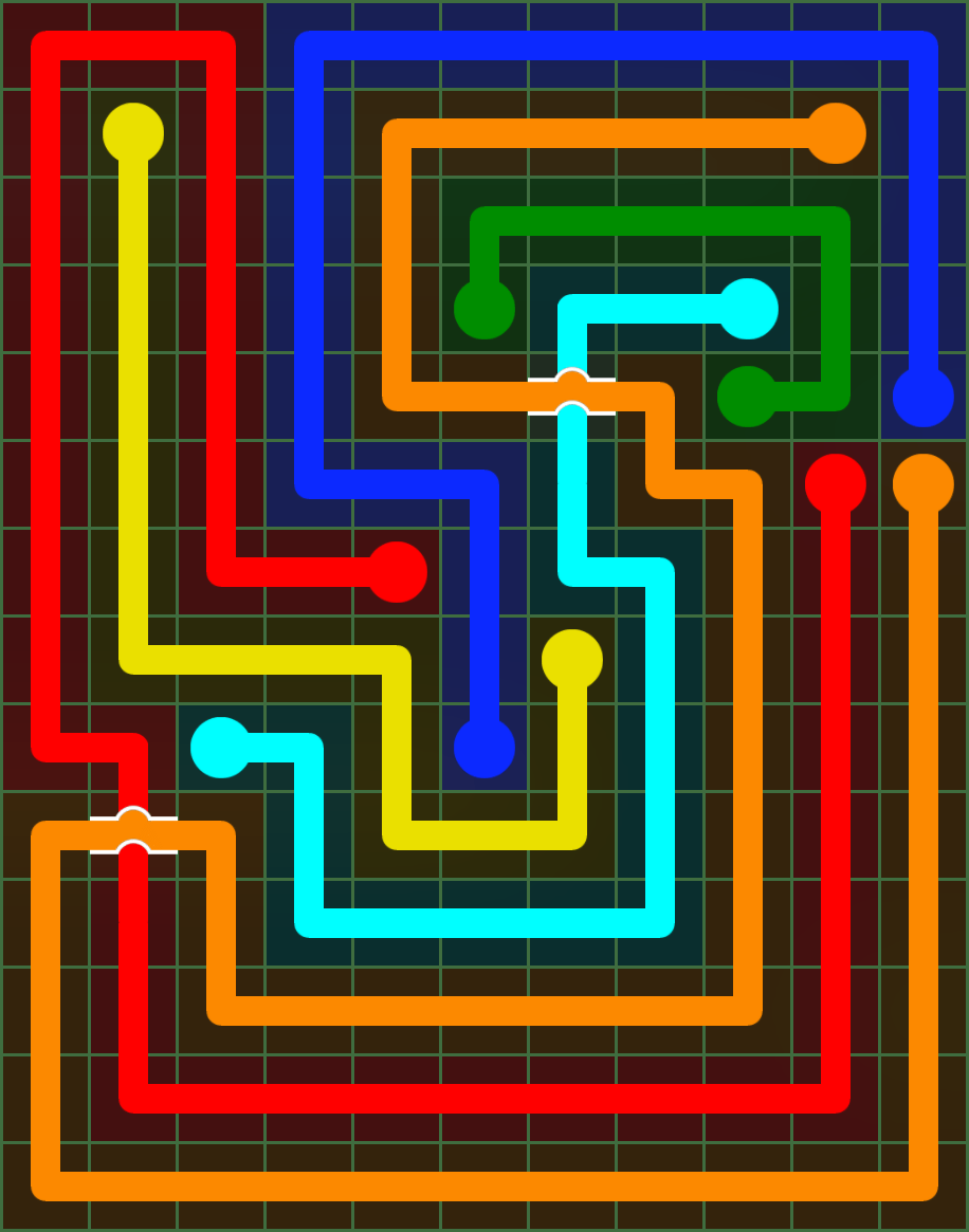 Flow Free 5325 Solution