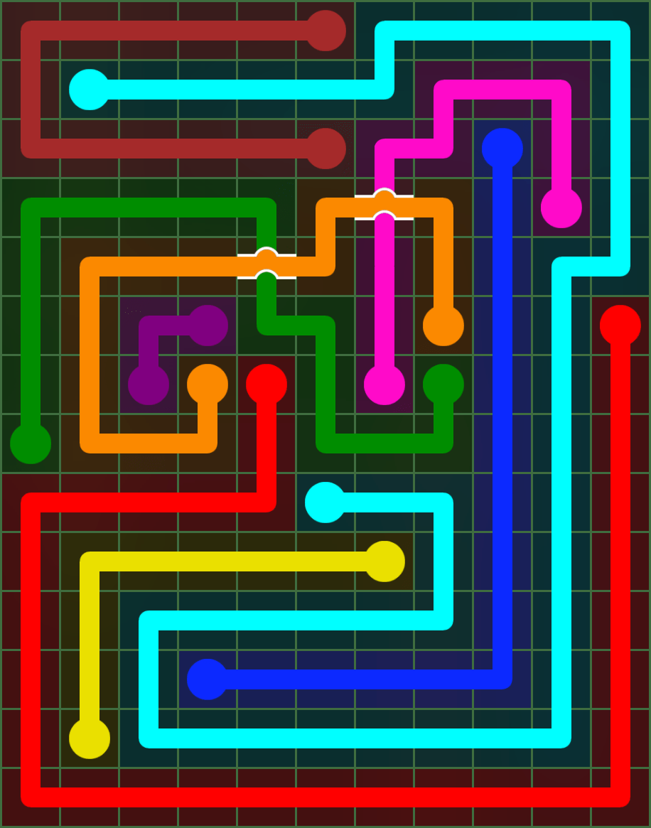 Flow Free 5328 Solution