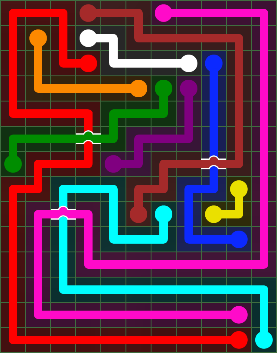 Flow Free 5329 Solution
