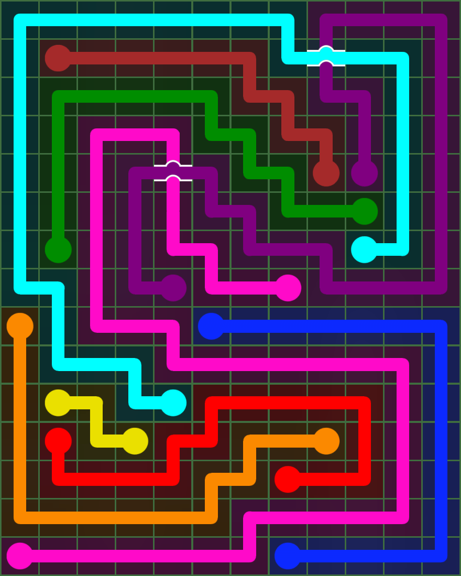 Flow Free 5341 Solution