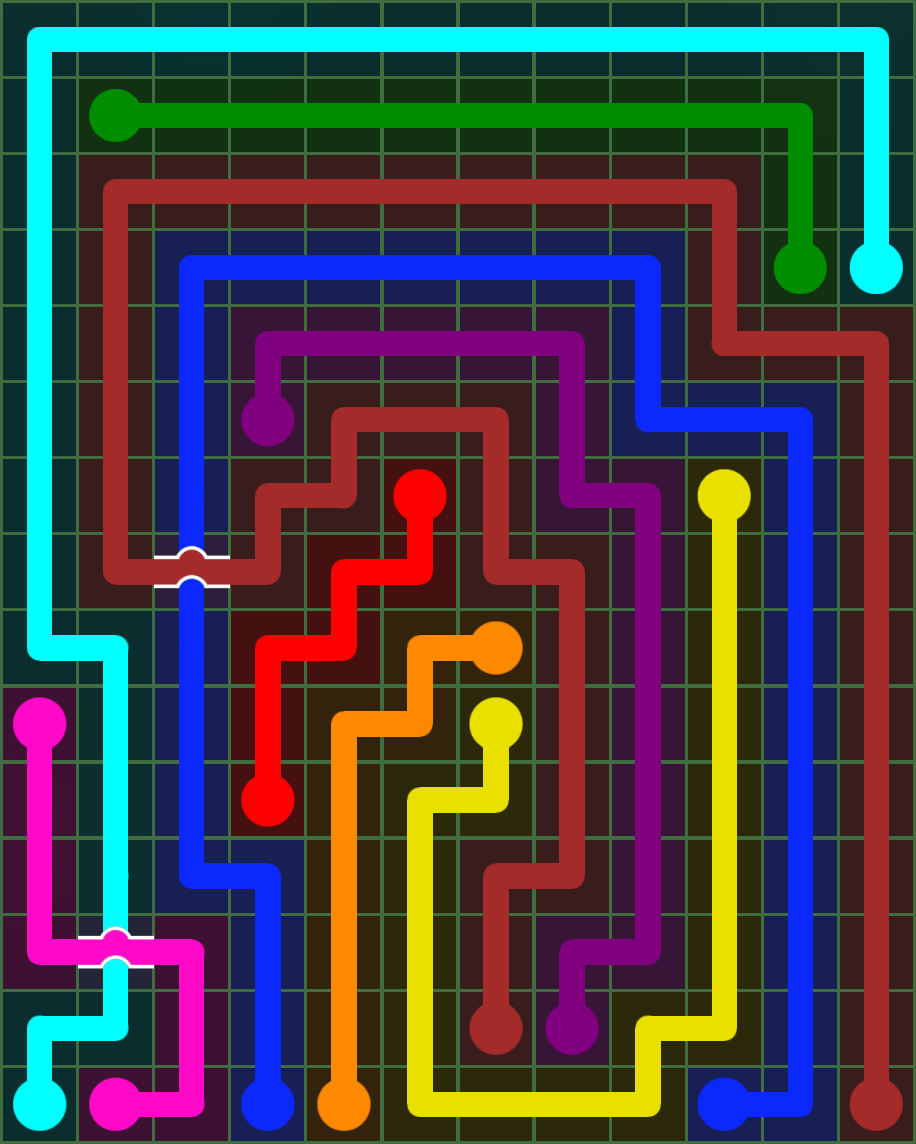 Flow Free 5344 Solution