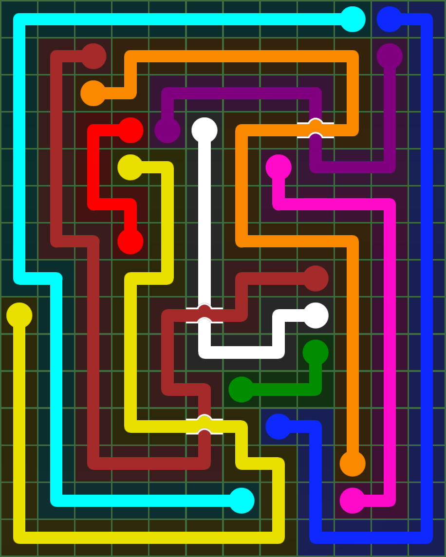 Flow Free 5348 Solution