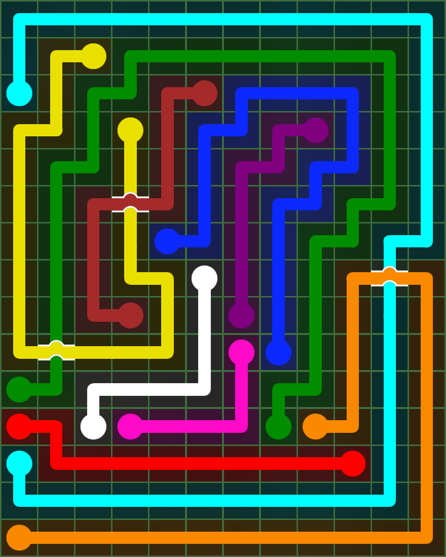 Flow Free 5358 Solution