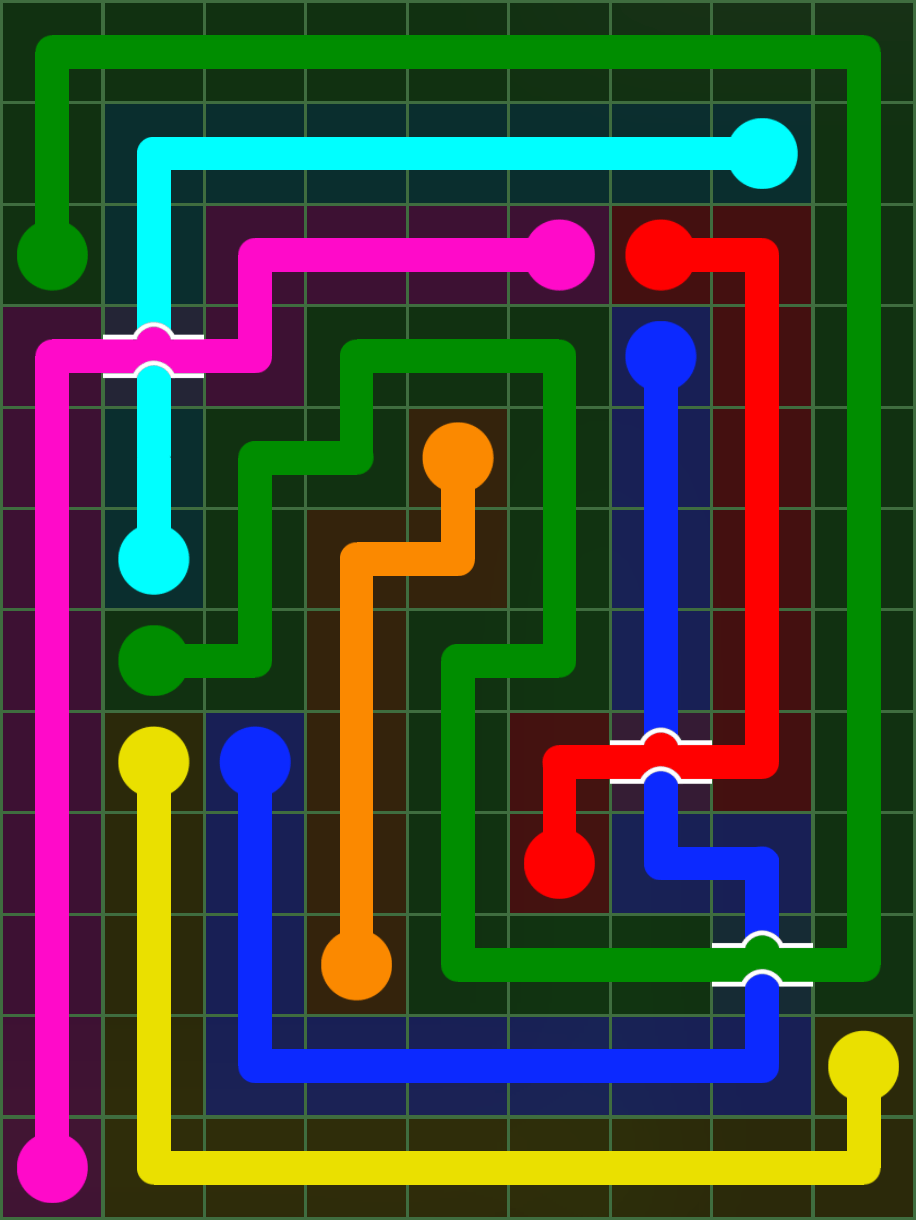 Flow Free 5256 Solution