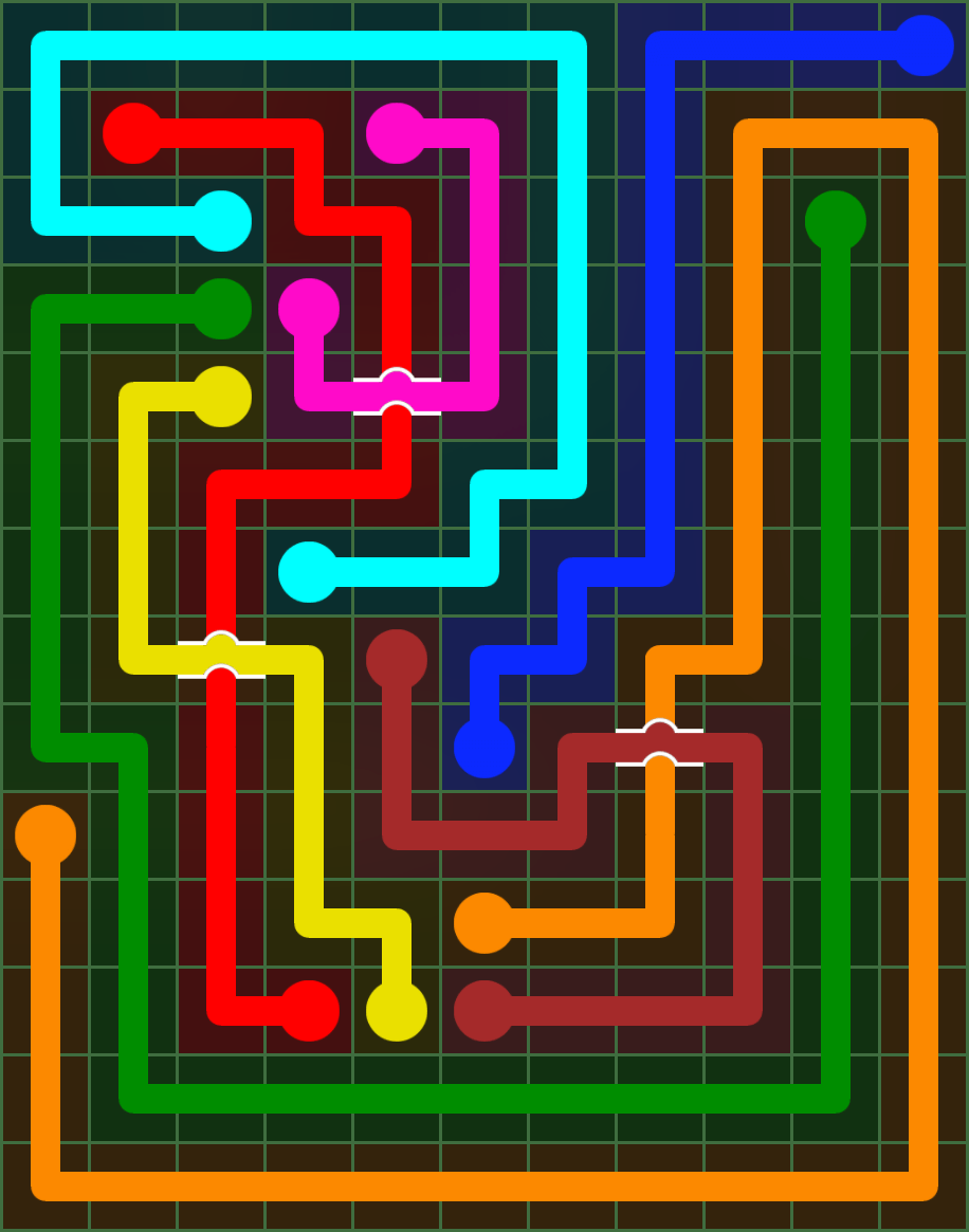 Flow Free 5318 Solution
