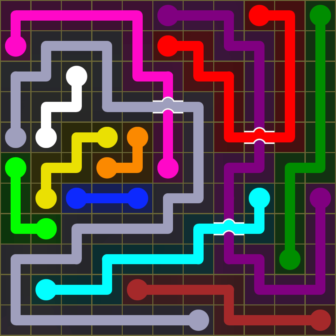 Flow Free 1458 Solution