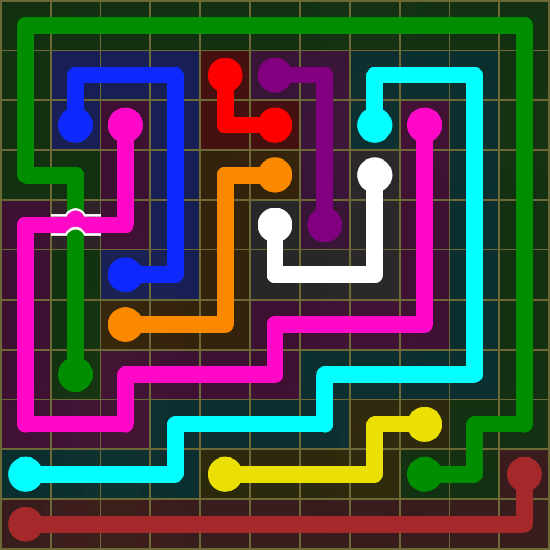 Flow Free 1461 Solution