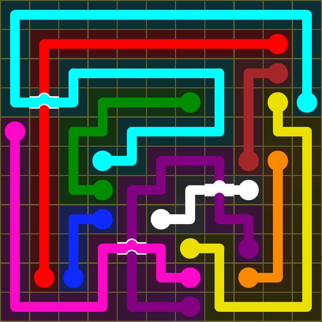 Flow Free 1464 Solution