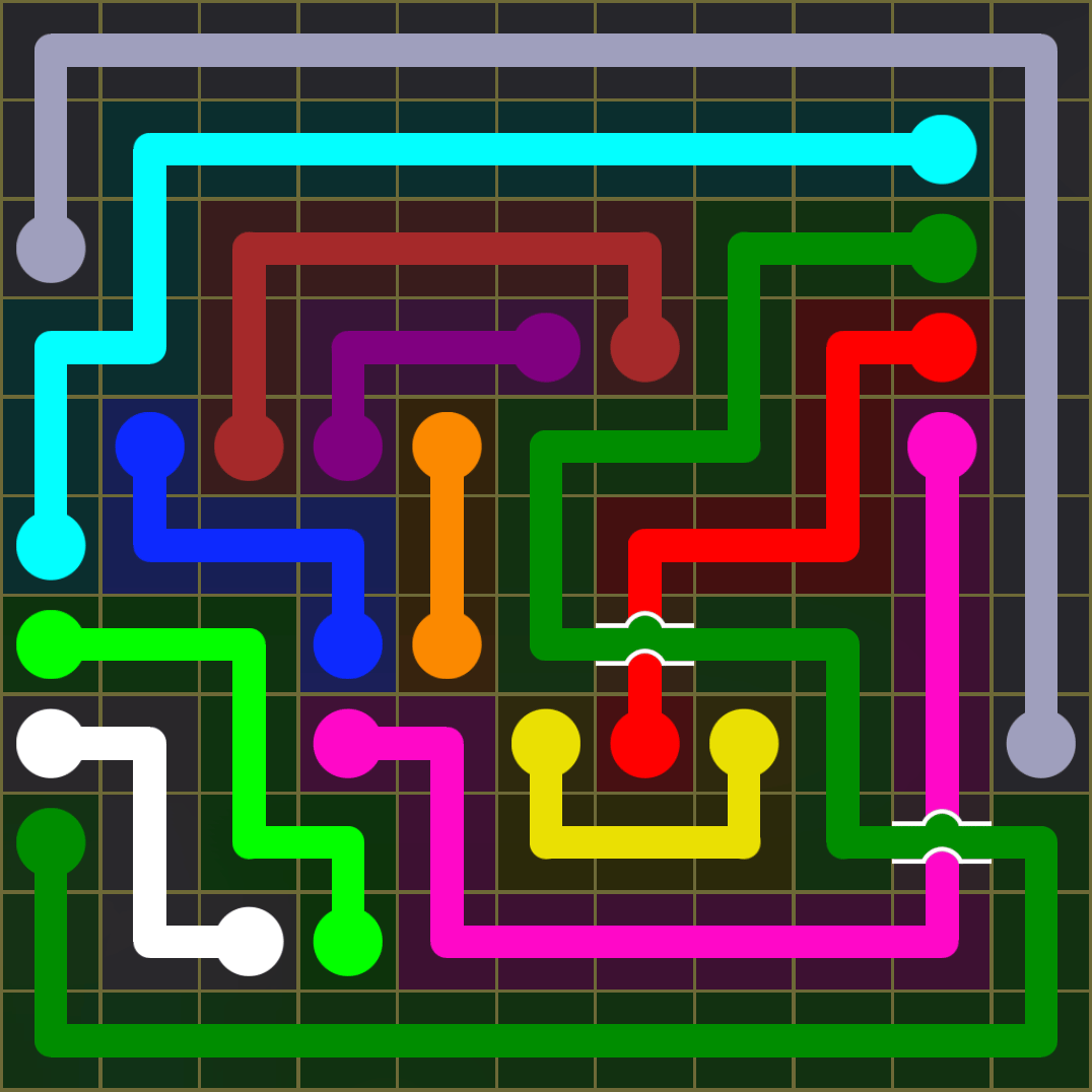 Flow Free 1468 Solution