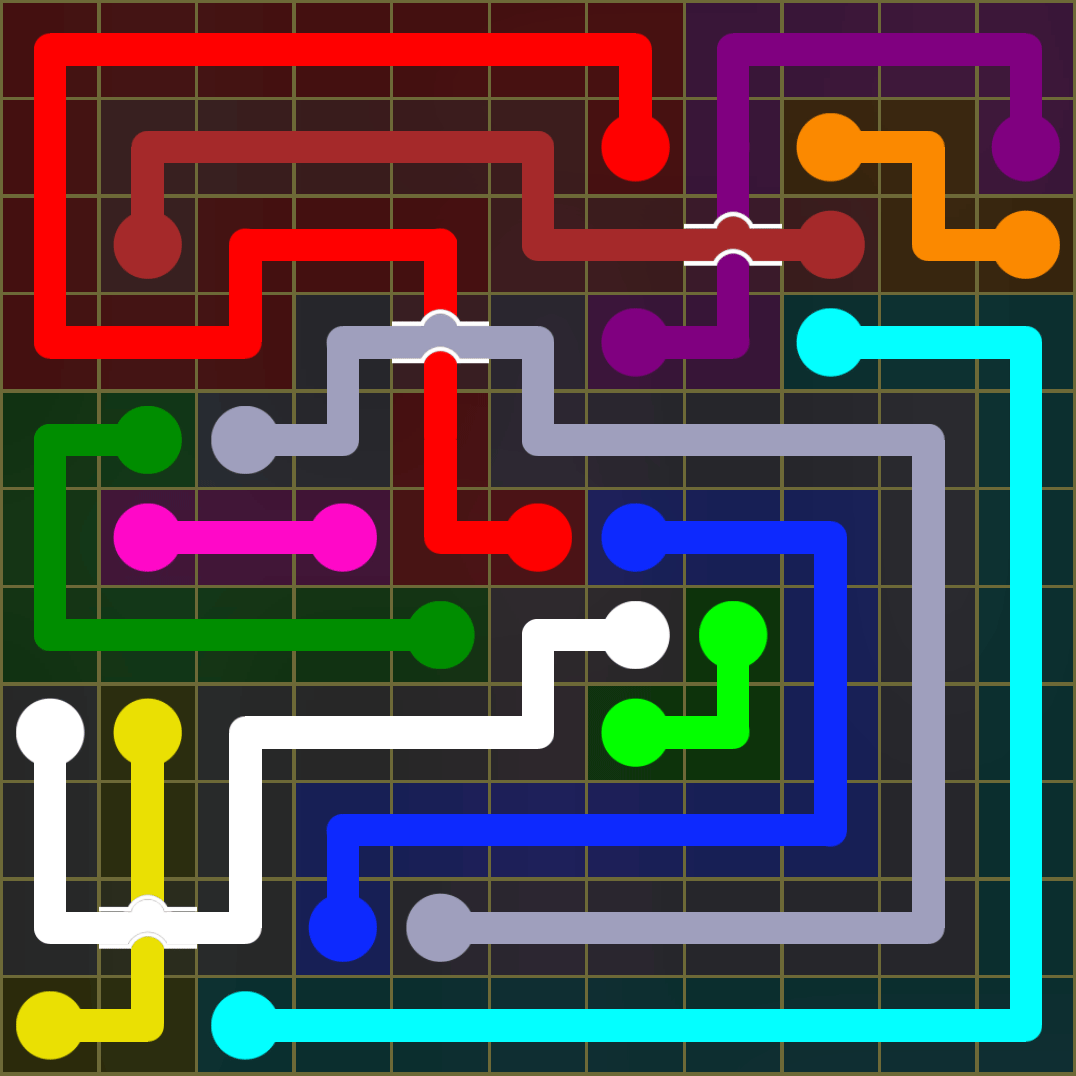 Flow Free 1366 Solution
