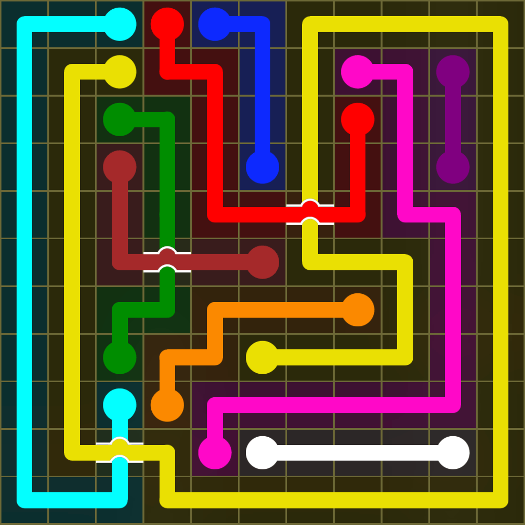 Flow Free 1386 Solution