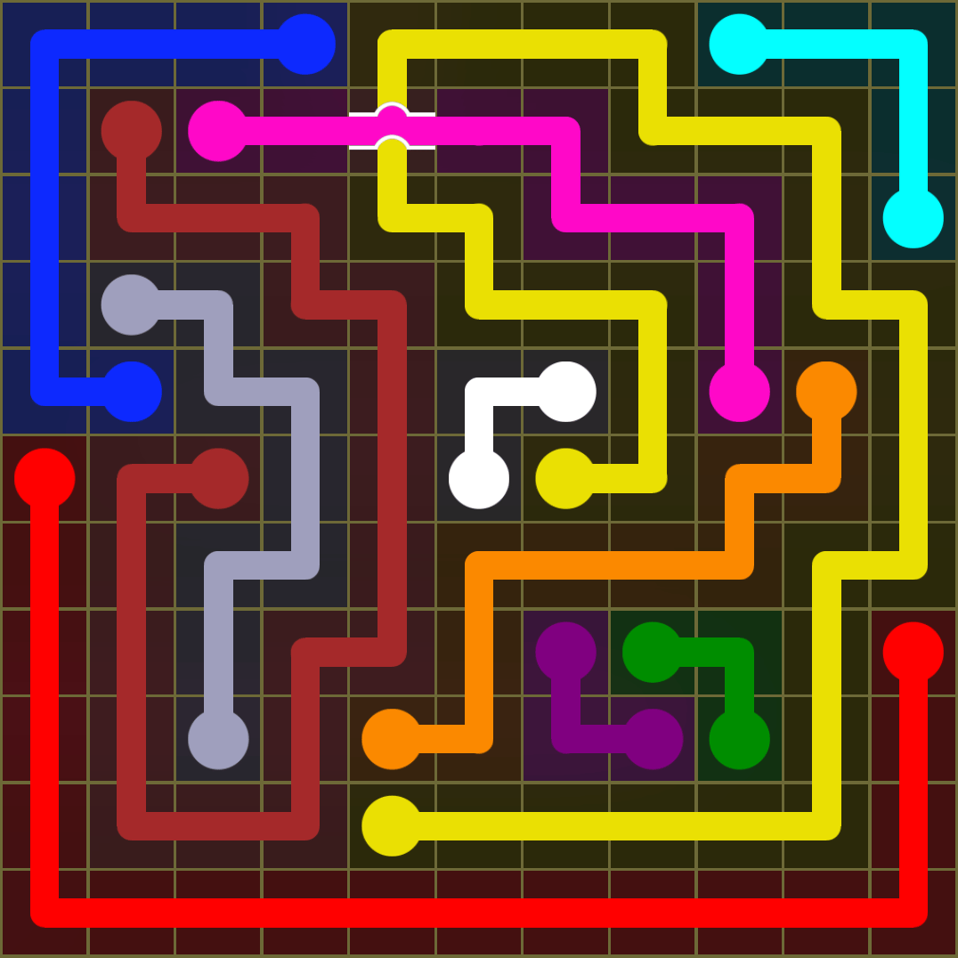 Flow Free 1391 Solution