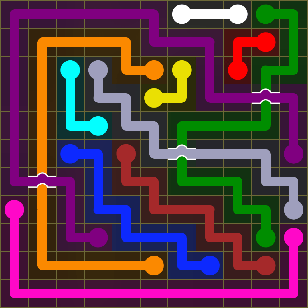Flow Free 1394 Solution