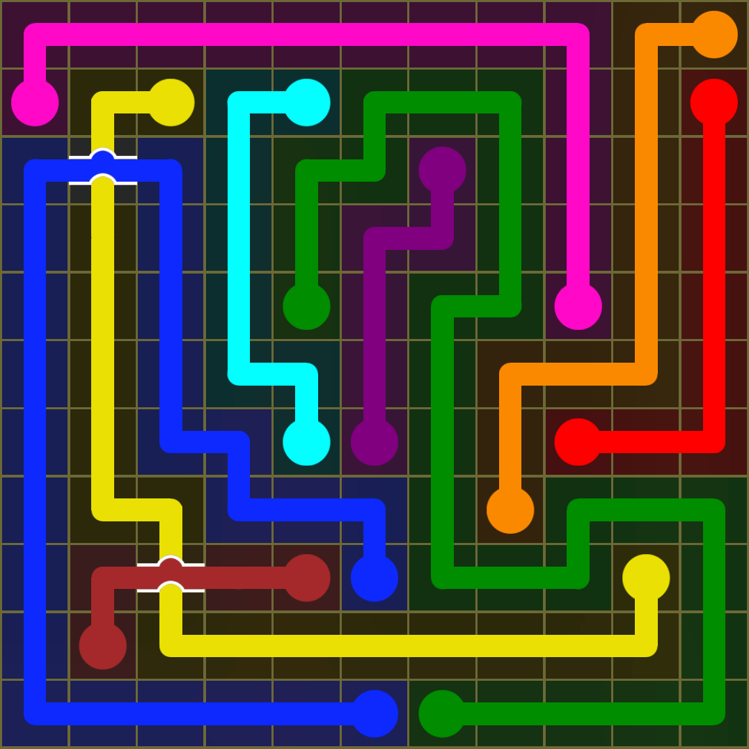 Flow Free 1419 Solution