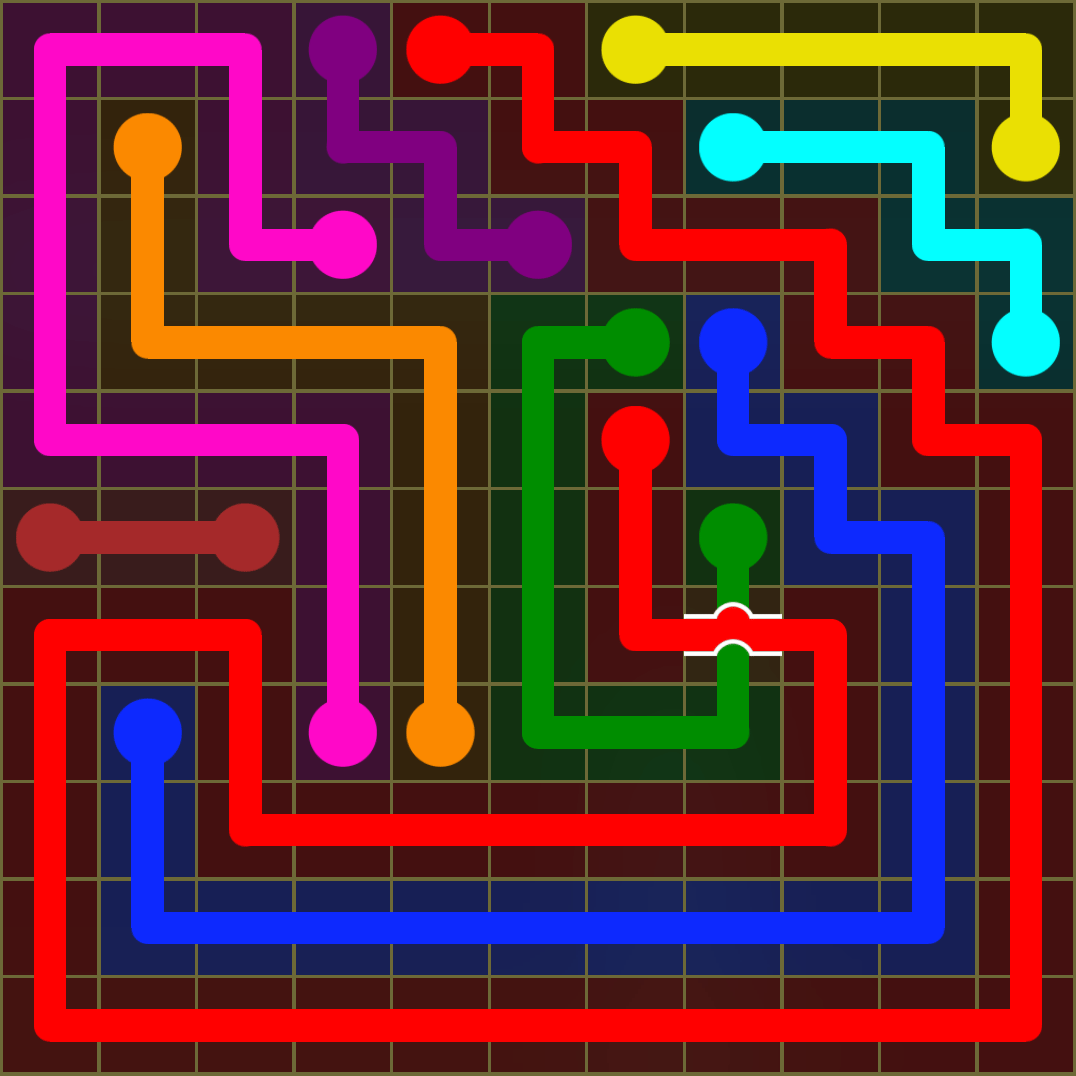Flow Free 1421 Solution