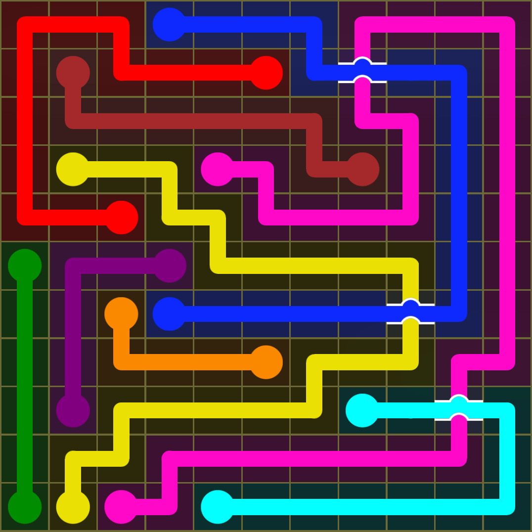 Flow Free 1429 Solution