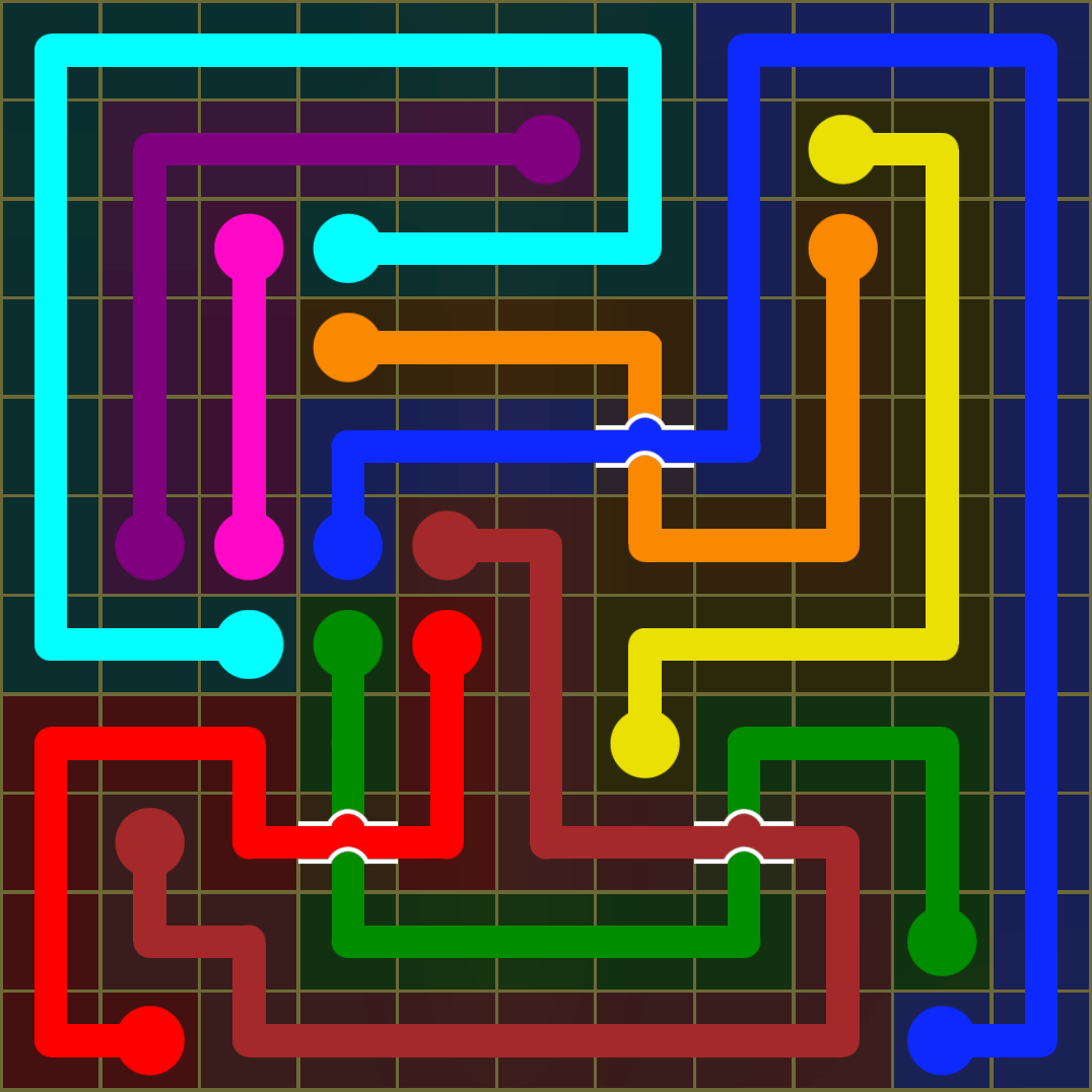 Flow Free 1437 Solution