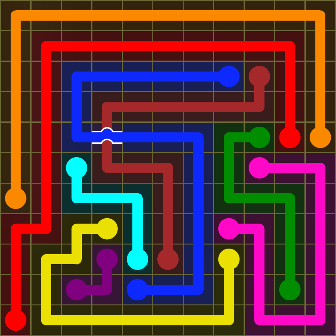 Flow Free 1443 Solution