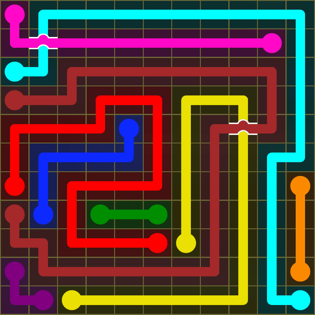 Flow Free 1444 Solution