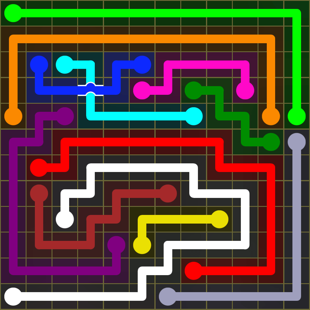 Flow Free 1578 Solution
