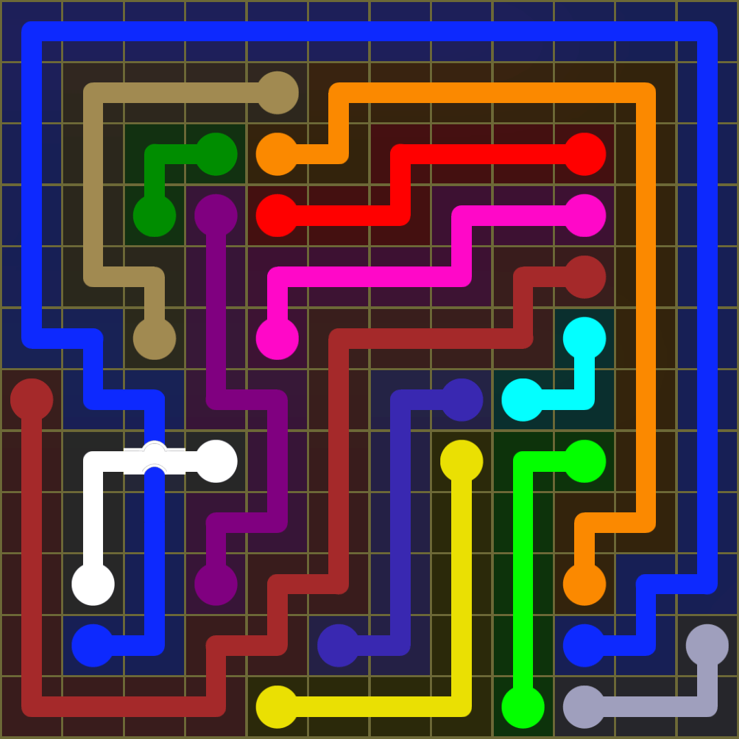 Flow Free 1587 Solution