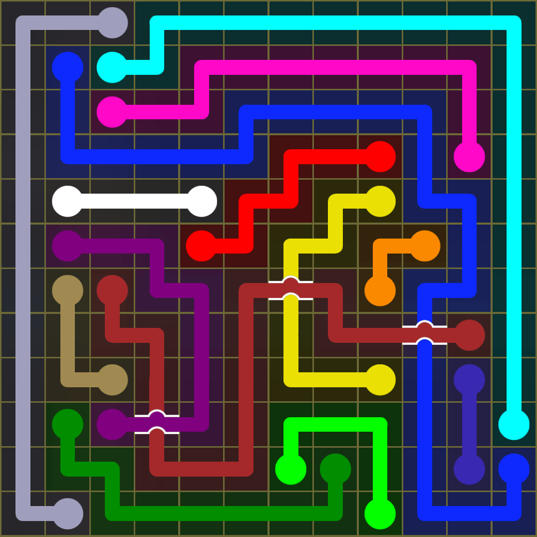 Flow Free 1517 Solution