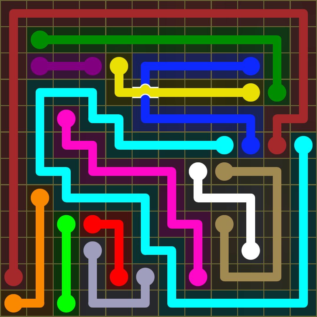 Flow Free 1518 Solution