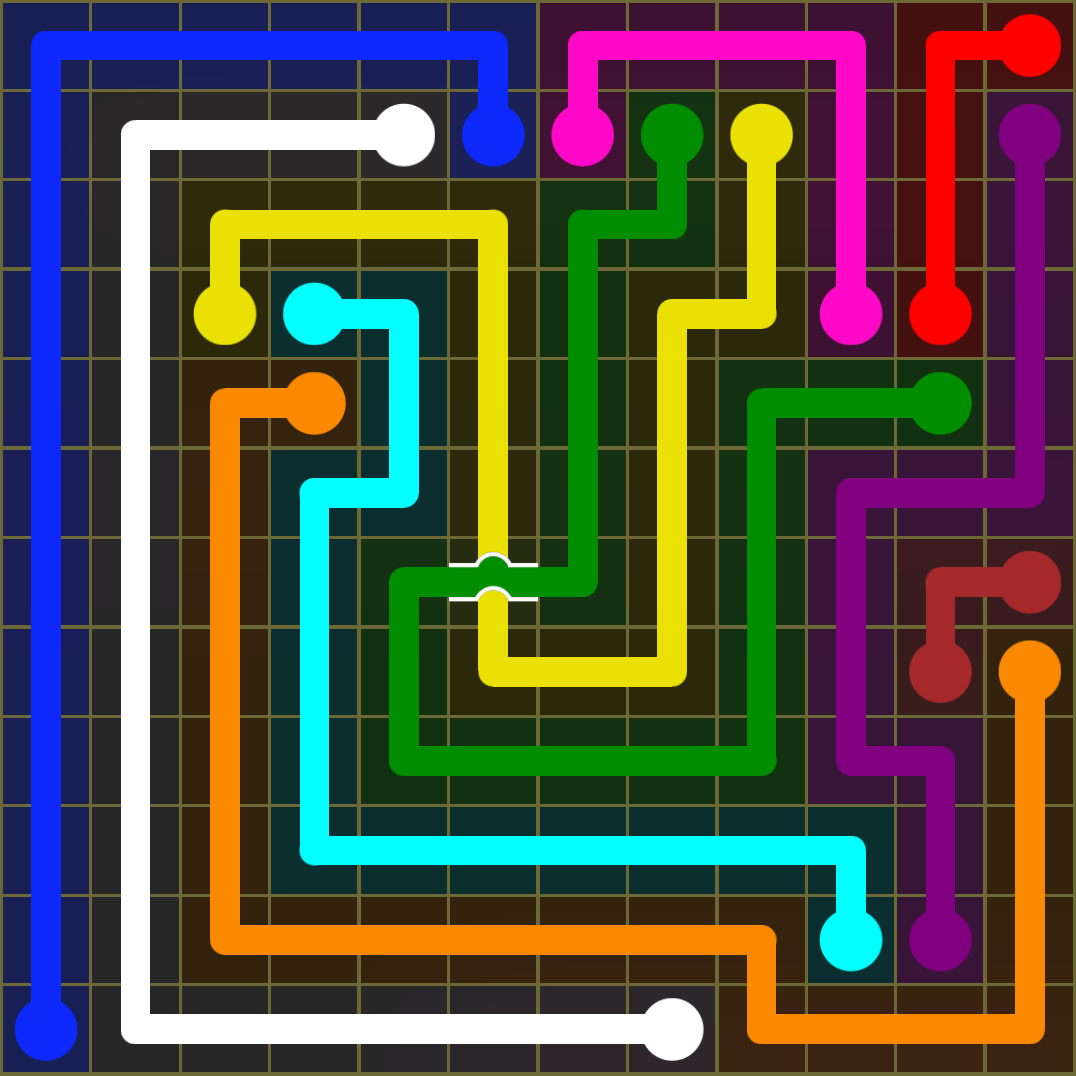 Flow Free 1519 Solution
