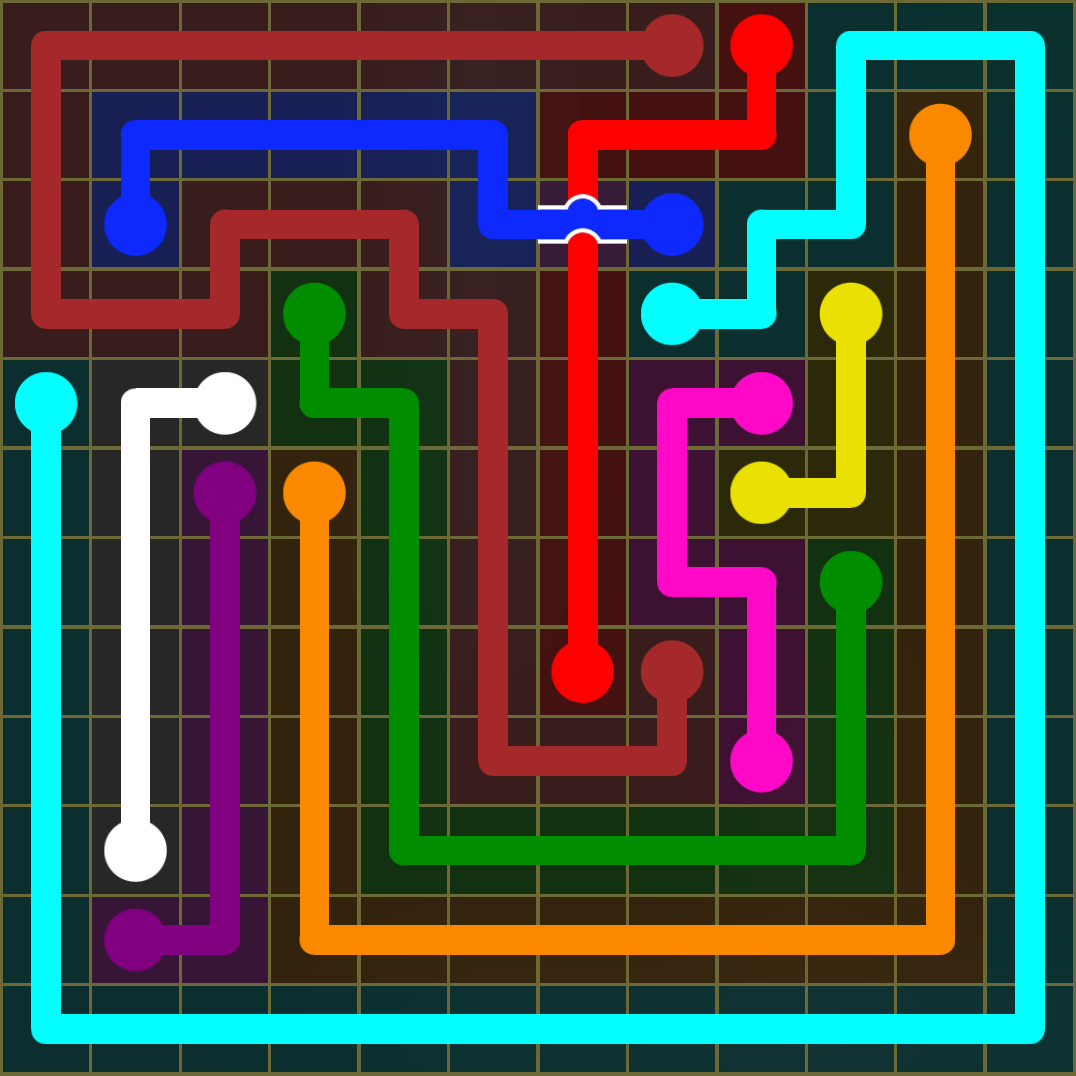 Flow Free 1543 Solution