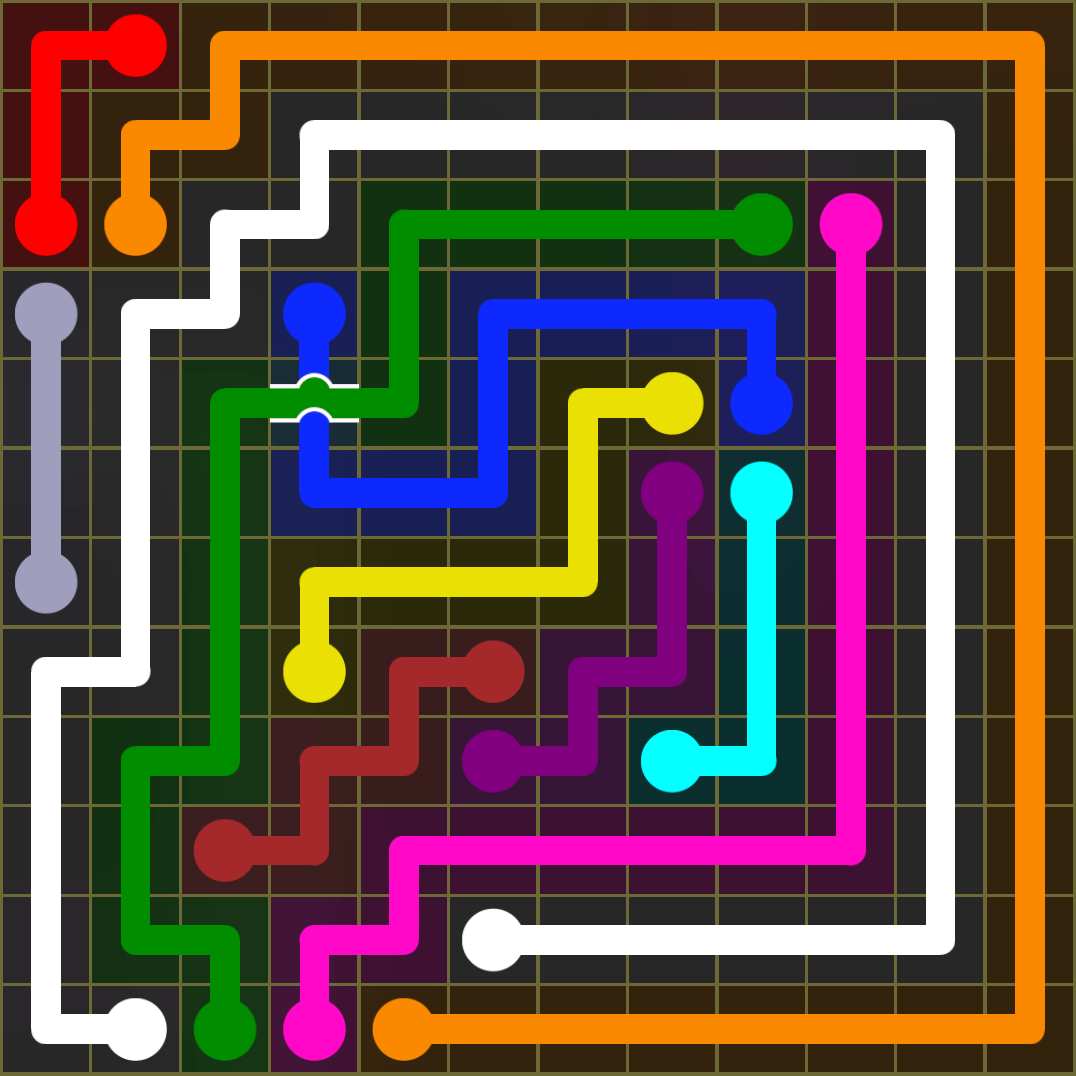 Flow Free 1547 Solution
