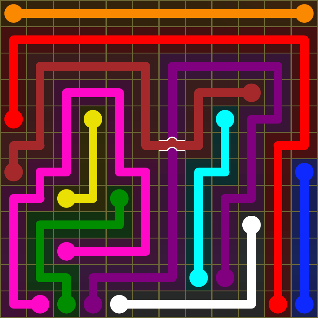 Flow Free 1556 Solution