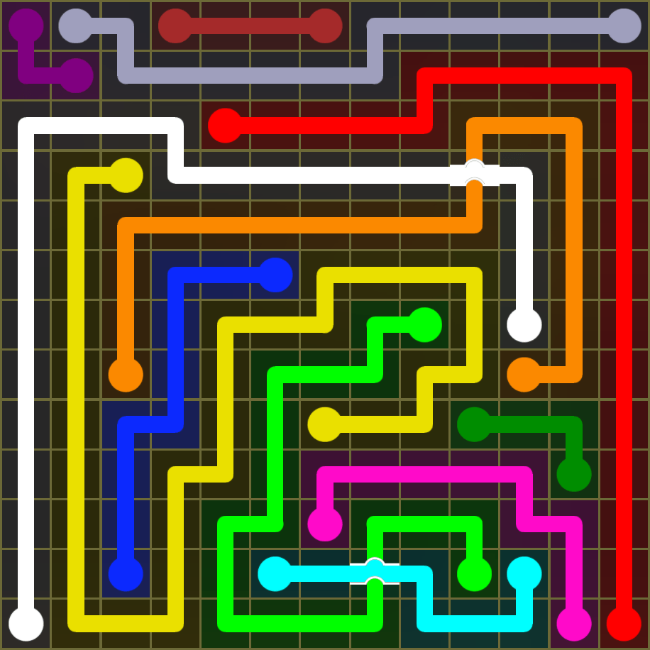 Flow Free 1601 Solution