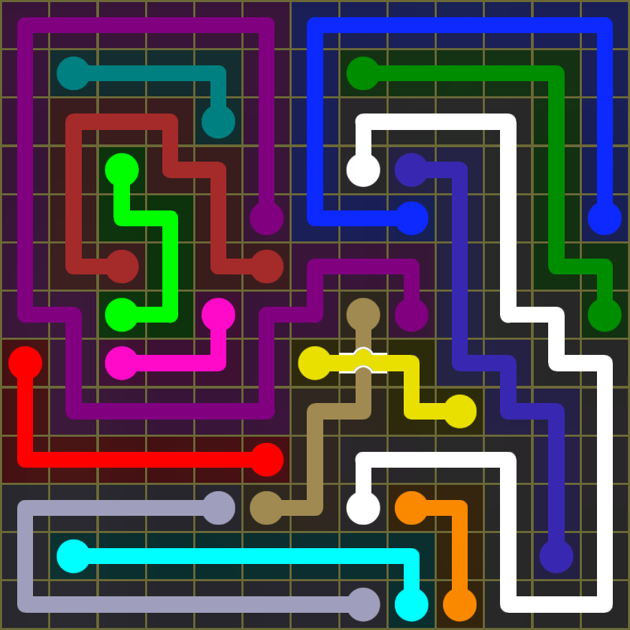 Flow Free 1611 Solution