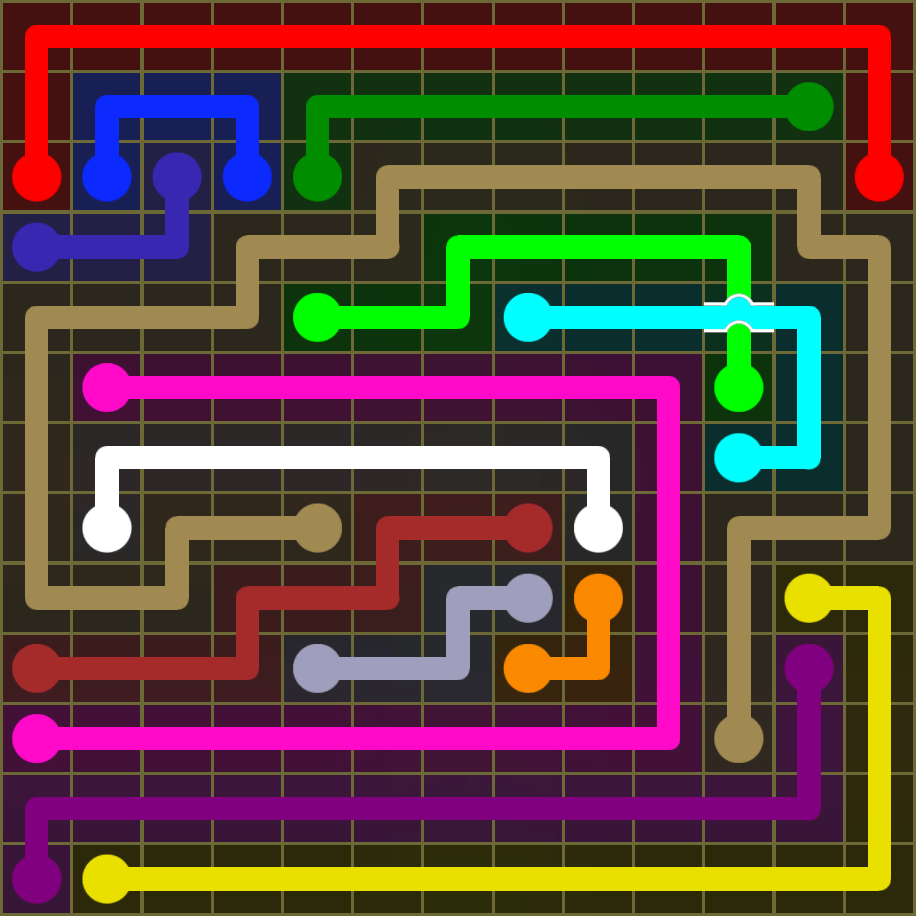 Flow Free 1617 Solution