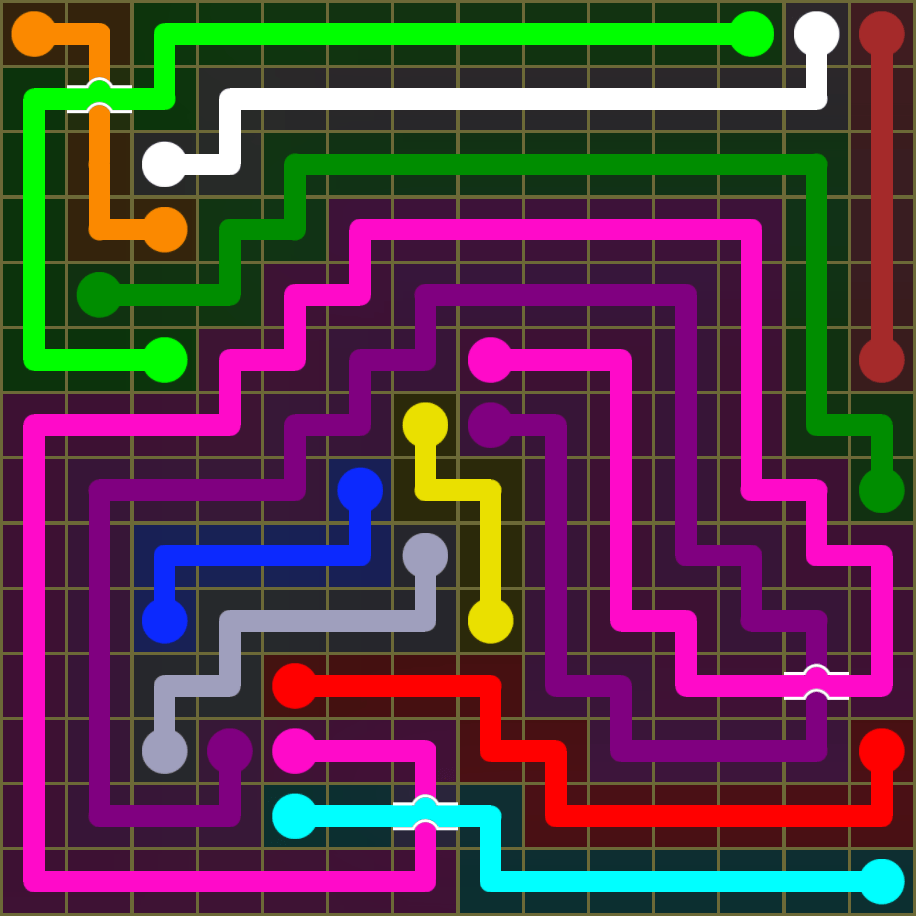 Flow Free 1816 Solution