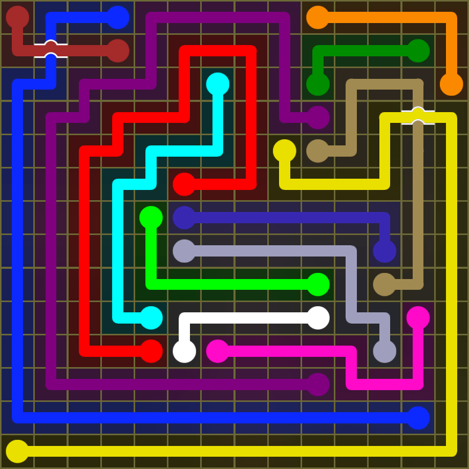 Flow Free 1817 Solution
