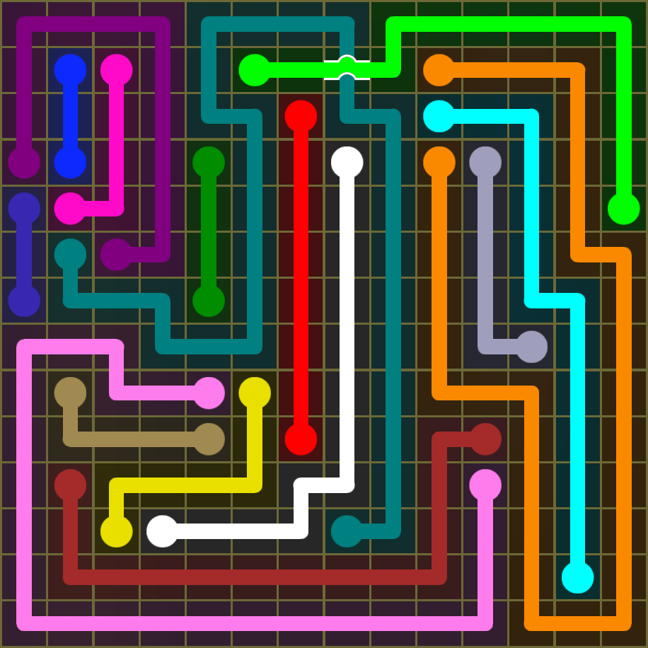 Flow Free 1829 Solution