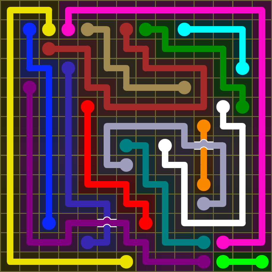 Flow Free 1751 Solution