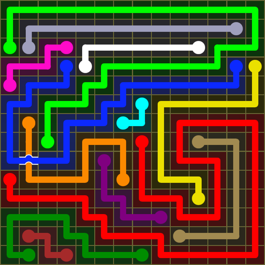 Flow Free 1755 Solution