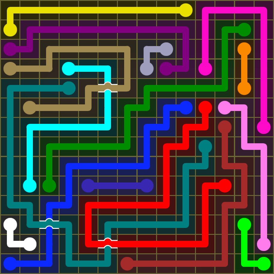 Flow Free 1757 Solution