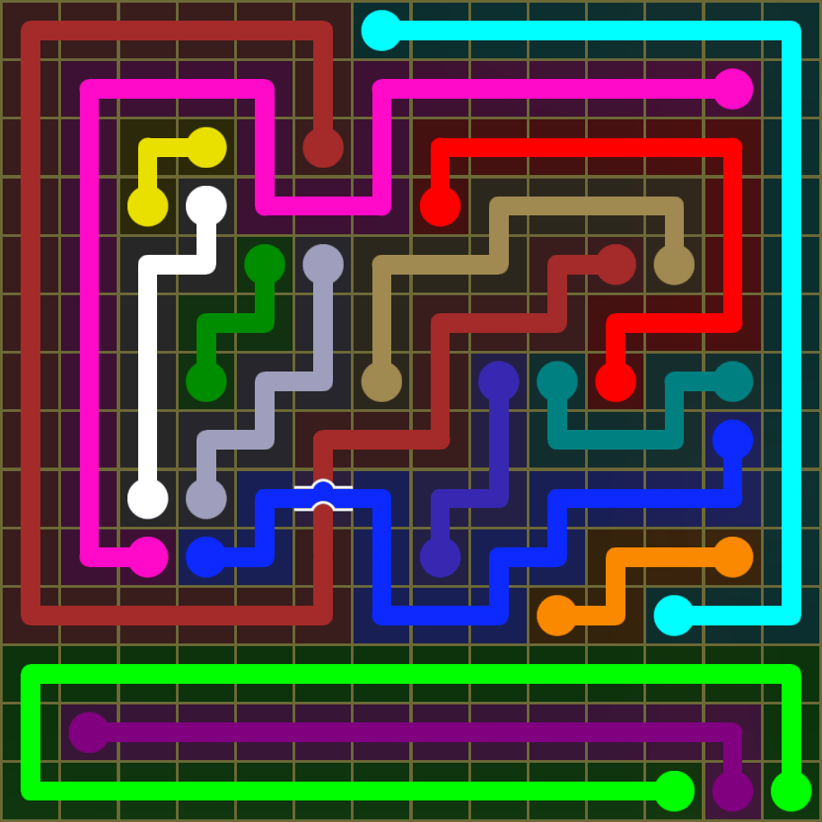 Flow Free 1766 Solution