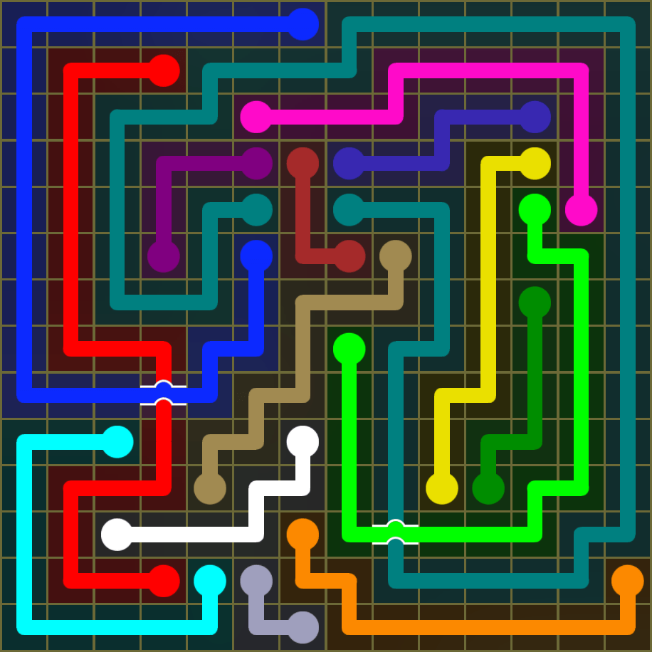 Flow Free 1771 Solution