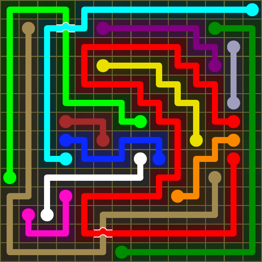 Flow Free 1778 Solution