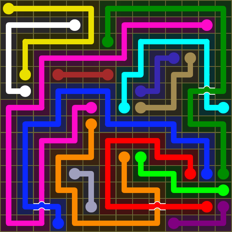 Flow Free 1781 Solution