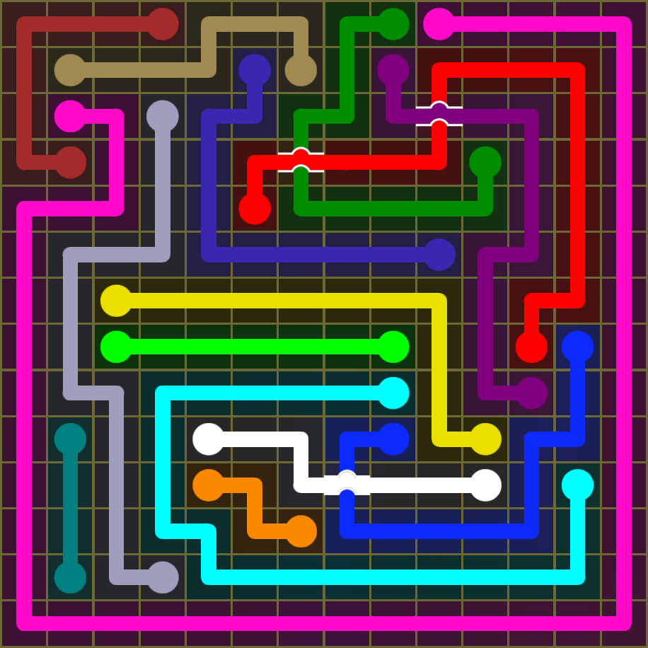 Flow Free 1791 Solution